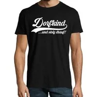 Youth Designz Print-Shirt Dorfkind Herren T-Shirt Statement Männer Geschenk mit lustigem Spruch