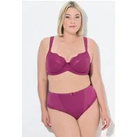 Ulla Popken Bügel-BH Bügel-BH Jacquard Spitze Softcups