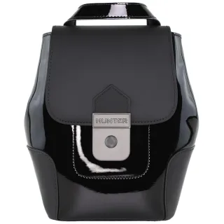 Hunter Veredelte Leder Schwarzer Mini-Rucksack
