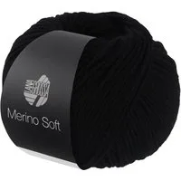 LANA GROSSA MERINO SOFT Wolle Häkelwolle, 125 m (Weiches Mischgarn aus Merinowolle und Mikrofaser), 50 g