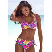 LASCANA Bikini-Hose Riley mit floralem Allover-Print