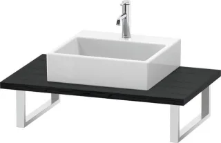Duravit L-Cube Konsole Eiche Schwarz Matt 800x550x30 mm - LC106C01616 LC106C01616