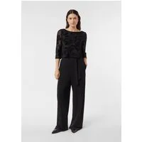 comma Jumpsuit Overall Jersey-Jumpsuit im Fabric Mix