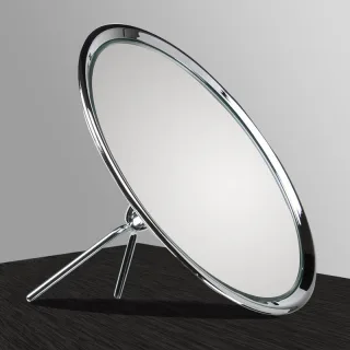 Koh-i-Noor Vergrößerungsspiegel Einseitiger Spiegel mit Klappständer Pied-à-terre, 386KK-6, Chrom 386KK-6