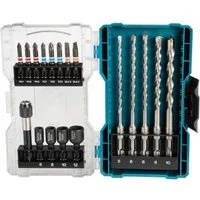 Makita Bohrer- und Bitset Makita Bohrer-Bit-Set 18-tlg. E-07026, 18-St.