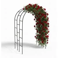 relaxdays Rosenbogen aus Metall
