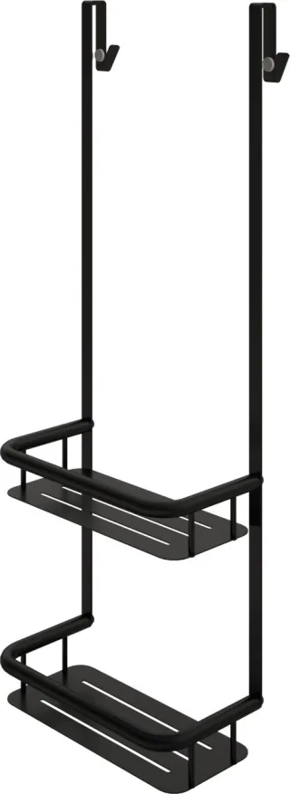 Neuesbad Serie 600 Hängeregal für Duschkabine, schwarz matt NB1DEADI_N54K1