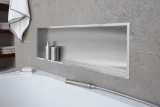ESS BOX 7 Wandnische 120x30x7 cm Edelstahl gebürstet, BOX-120x30 BOX-120x30
