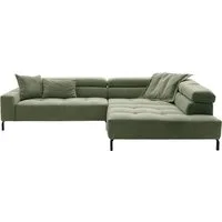 Home affaire Ecksofa Claya, 311 cm breit, L-Form, inkl. Kopfteilverstellung, ohne elektrischen Sitzvorzug
