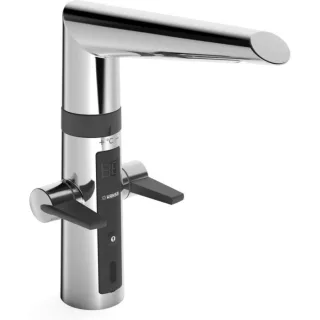 Hansa Spültischarmatur Hansafit 65232213 chrom, berührungslos, Infrarot, Hybrid