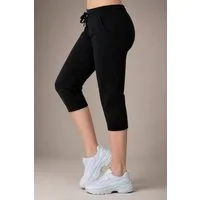 S&S Jogginghose Jogginghose 3/4 Hose Damen Caprihose Kurze Hose (Packung, 1-tlg., Jogginghosen) Bequeme Sporthose mit Kordelzug