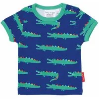 Toby Tiger T-Shirt T-Shirt mit Krokodil Print