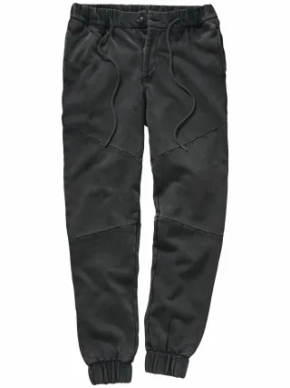 Mey & Edlich Herren Couch-Jogger-Sweatpants Schwarz 100 % Baumwolle (bio)