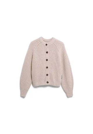 Armedangels - RIB KNIT CARDIGAN honey melange - Gr. - S