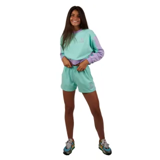 Be Happy RSC-S2102 Damen Sweatshirt mit Rundhalsausschnitt und langen Ärmeln