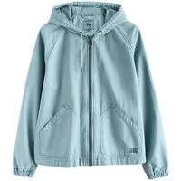 Next Canvasjacke Canvas-Kapuzenjacke mit Reißverschluss (1-St)