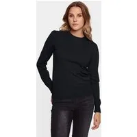 Saint Tropez Rundhalspullover MilaSZ Viskosemischung, Regular fit