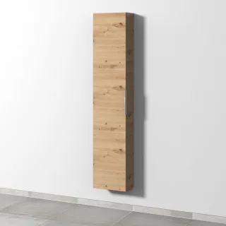 Sanipa 3way Hochschrank mit 1 Tür, Eiche Natural-Touch UM16285