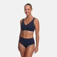 cfab (creamy fabrics) Tanga High-Waist Tanga, 3er Pack-Navy Blue-S