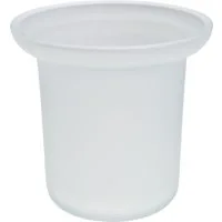 bremermann WC-Reinigungsbürste Bad-Serie PIAZZA & LUCENTE - Ersatzglas für WC-Garnituren, Piazza & Lucente, (1-tlg)