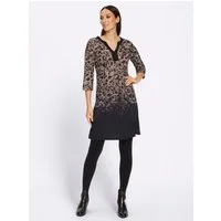 heine Etuikleid Druck-Kleid 3/4-Arm