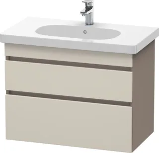 Duravit DuraStyle Waschtischunterbau wandhängend Taupe & Basalt Matt 800x453x610 mm - DS648409143 DS648409143