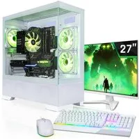 SYSTEMTREFF Basic Gaming-PC-Komplettsystem (27", AMD 5655G 5655G, RX Vega 7, 16 GB RAM, 1000 GB SSD)