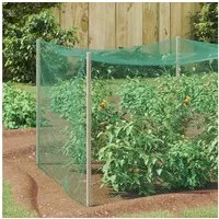 vidaXL Schutznetz, Vogelschutznetz Grün 2 x 10 m Polyethylen