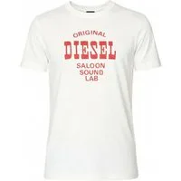 Diesel Rundhalsshirt Slim Fit - Weiß - T-DIEGOR-E12 141