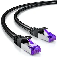 deleyCON deleyCON 15m RJ45 Patchkabel SFTP PiMF Netzwerkkabel mit CAT7 LAN-Kabel