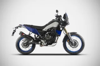 Sport Auspuff ZARD Slip-On Edelstahl BLACK Yamaha XTZ 700 Tenere Bj.2019-2020 EURO-4 eintragungsfrei