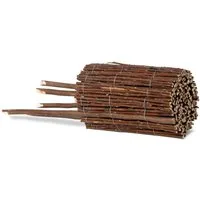 Windhager Beetumrandung aus Weide für Blumen- und Gemüsebeete, flexible Beeteinfassung, LxH: 100x35 cm, beliebig verlängerbar, Beetabgrenzung 100 x 35 cm