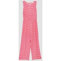 s.Oliver Jumpsuit Overall Jumpsuit aus Crinkled Viskose im Loose Fit mit Rücken-Cut-Out