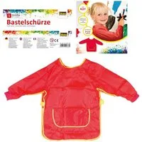 Idena Malschürze Idena 611184 - Bastelschürze für Kinder von 5 bis 6 Jahren mit langen