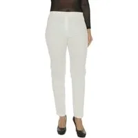SYS Schlupfchinohose Stoffhose Damen Chinohose Slim Fit Lange Schlupfhose Chino Hose Mode 1 stretch Material und Dehnbund, Taschen-Look
