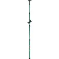 Teleskopstange TP 320, Halterung schwarz/grün, für alle Nivelliergeräte mit 1/4"-Gewinde