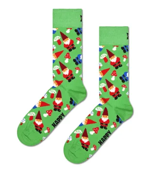 happy socks - Christmas Gnome Sock Grün - Gr. - 40