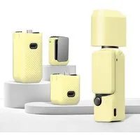 Wigento Für DJI OSMO Pocket 3 6-in-1 Silikon TPU Schutzset Cover Gelb Zubehör Drohne