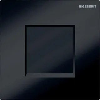 Geberit Urinalsteuerung, elektronisch, Batteriebetrieb, Abdeckplatte Typ 30 schwarz, 116037KM1 116037KM1