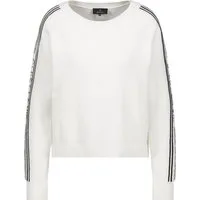 Monari Rundhalspullover 410385 Streifendetails