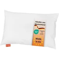 sleepling Kopfkissen Kinderkopfkissen, Füllung: 100% Hohlfaserkugeln, Bezug: Baumwolle, Seitenschläfer, Bauschschläfer, Rückenschläfer, 1x Kopfkissen, für Kinder