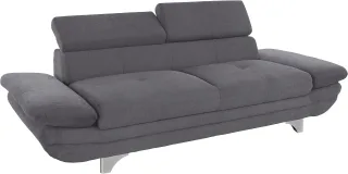 COTTA 3-Sitzer "Enterprise" Big-Sofa, mit Armteilverstellung & Kopfteilverstellung