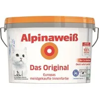 Alpina Wandfarbe Alpinaweiß Das Original Wandfarbe 1 L weiß matt