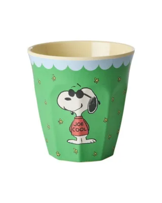 Rice Melamin Becher mit Snoopy Print 250ml, grün