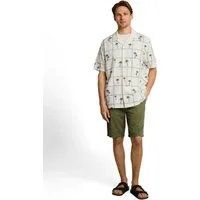 TOM TAILOR Denim Kurzarmshirt Sommerhemd mit Stickereien