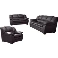 COTTA Polstergarnitur Casino, Sofa Set, 3-2-1 Sitzer, Wohnzimmer Garnitur, (Set, 3-tlg), Sessel, 2-Sitzer, 2,5-Sitzer, hohe Rückenlehne