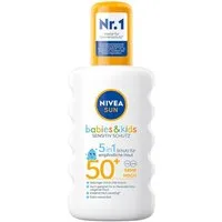 Nivea Sonnenschutzpflege Babies & Kids Sensitiv Schutz Sonnenspray LSF 50+ 200ml, 1-tlg.