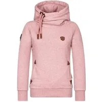 naketano Hoodie Kapuzenpullover Damen Baumwolle, weich, Kapuze, Kängurutasche (Spar-Set, Darth) Hoodie, weiche Sweatware, Rippbündchen, Streetwear, Loungewear