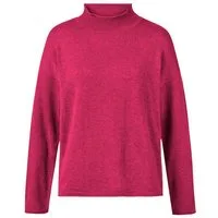 Himalaya Clothing Strickpullover Edler Feinstrick Pullover Damen aus hochwertigem Merino-Kaschmirmix Strickpullover Kaschmirpullover mit Stehkragen