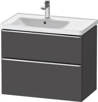 Duravit D-Neo Waschtischunterbau wandhängend Graphit Matt 784x452x625 mm - DE4357010490000 DE4357010490000